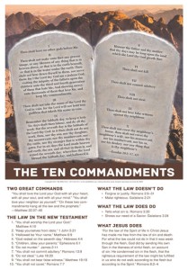 POSTER The Ten Commandments