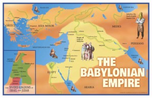 POSTER The Babylonian Empire Map
