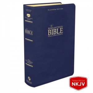 NKJ PLATINUM Edition Remnant Study Bible - Blue